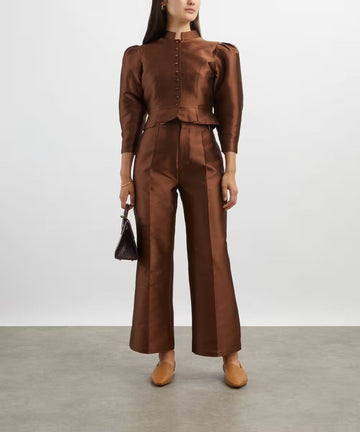 Amoako Cappuccino Jacket Set