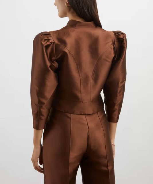 Amoako Cappuccino Jacket Set
