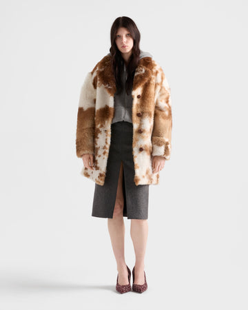 Faux fur coat