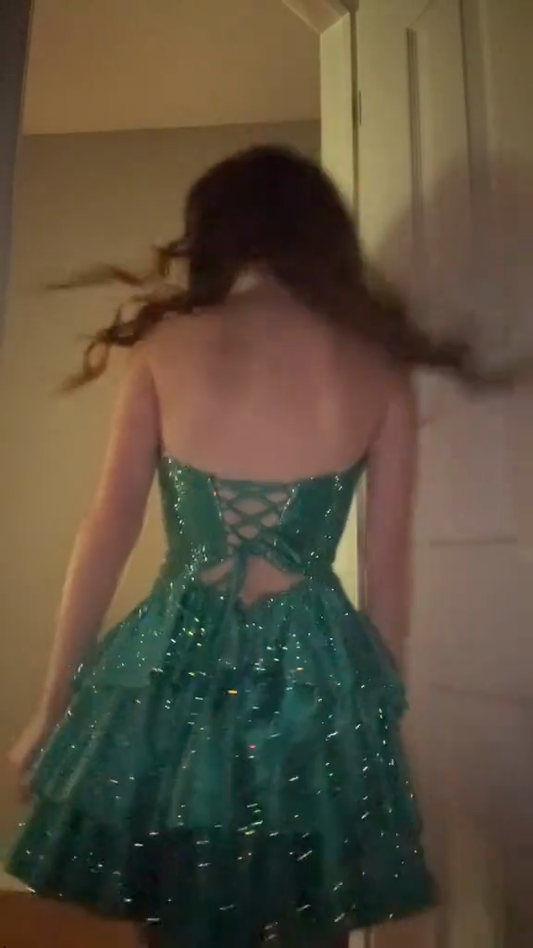 Bead Embellished A-line Cocktail Dress
