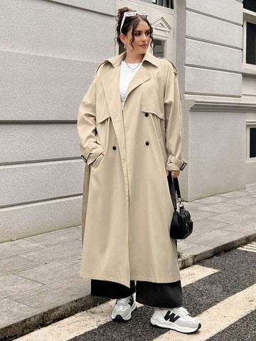 Double - Breasted Trench Coat