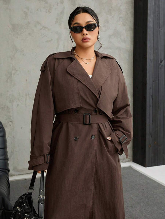 Double - Breasted Trench Coat