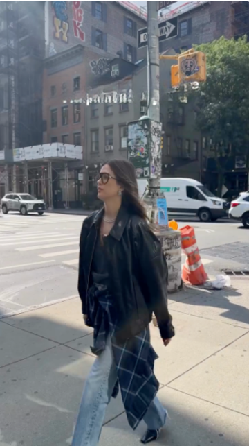 Black Leather Bomber Jacket