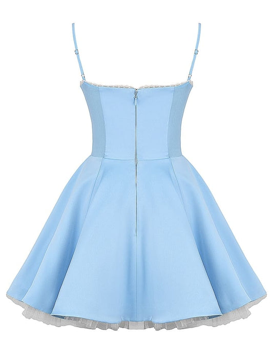 Cinderella Blue Tulle Mini Dress