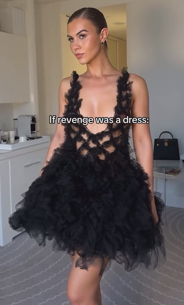 Black swan dress