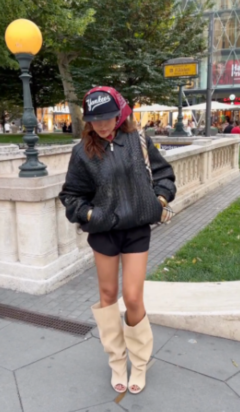 black textured jacket