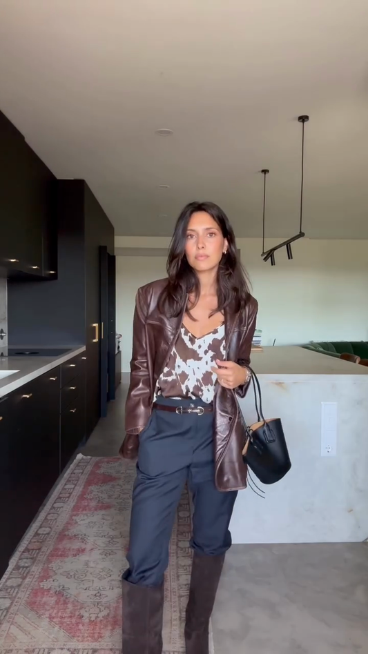 Leather Blazer  Style Jacket