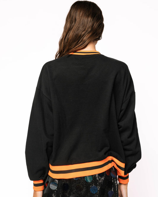 Halloween themed sequined sweatshirt